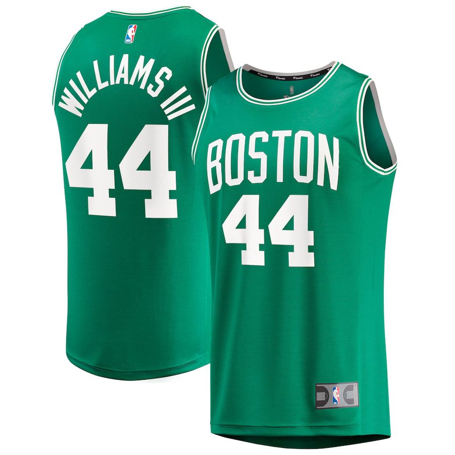 Men Boston Celtics 44 Robert Williams III Fanatics Branded Kelly Green Fast Break Replica NBA Jersey